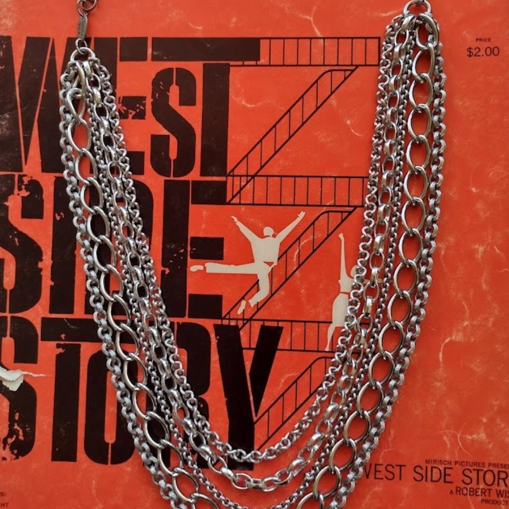 SABIKA FIVE CHAIN NECKLACE - 15"